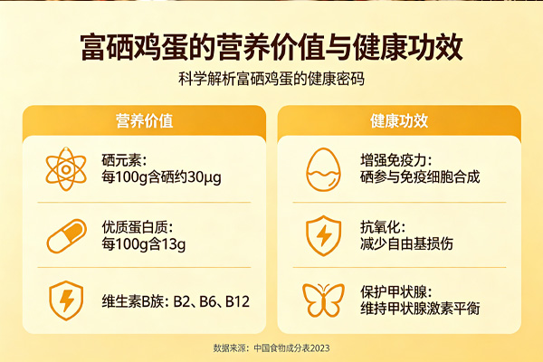 富硒鸡蛋与普通鸡蛋的区别在哪里？